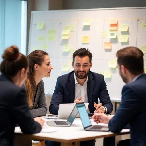 Consultants from Expertise Conseils France in a workshop with clients